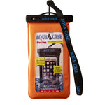 Aqua Case Floating 100% Waterproof Pouch - Regular (Up to 6 Phone) / Orange - GEAR/EQUIPMENT