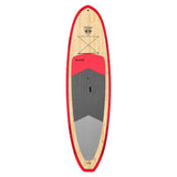 BRUSURF SURFSHRED BAMBOO SUP 9’6 X 33 PKG - Red - BOARDS