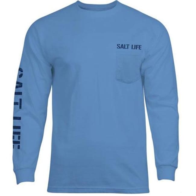 Salt Life Chambray Sea Above & Below L/S Tee | West Coast Paddle