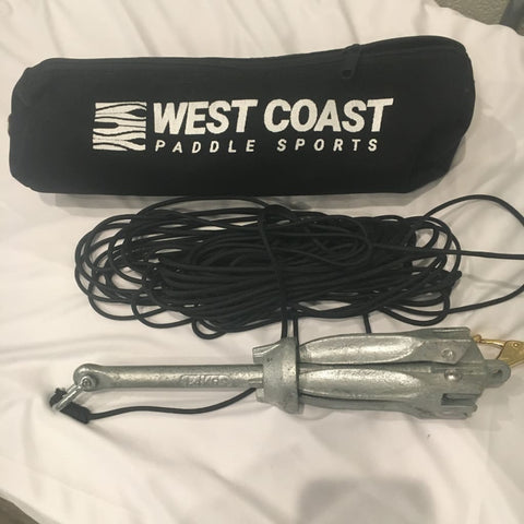 2021 West Coast Paddle Sports 3.5 lb Anchor with Bag and Line - GEAR/EQUIPMENT