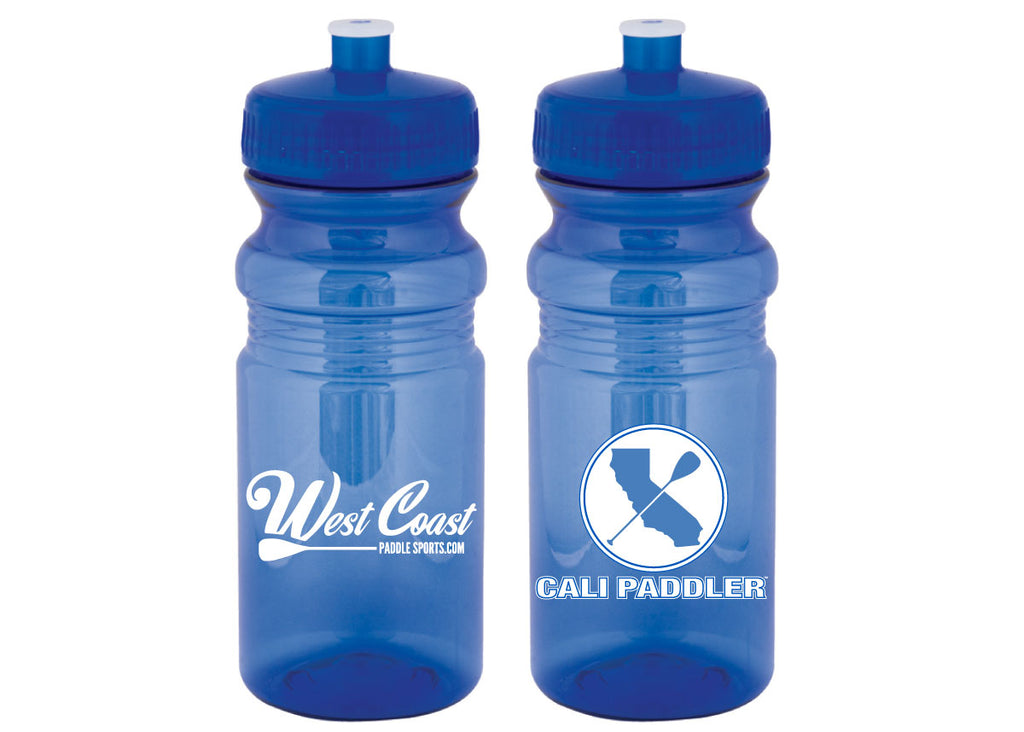 West Coast Paddle Sports Giving Away Reusable Water Bottles with Cali Paddler at Hanohano Ocean Challenge