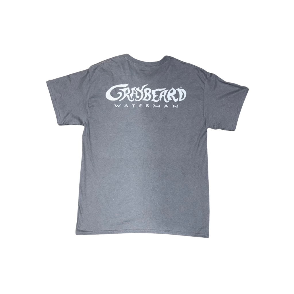 Graybeard Waterman Solid Logo Tee - Gray