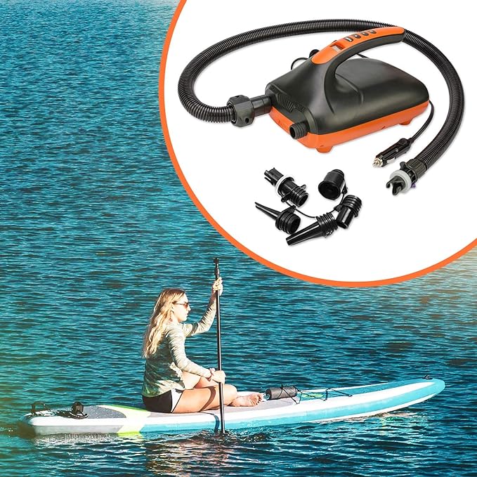 16 PSI High Pressure SUP Electric Air Pump - West Coast Paddle Sports