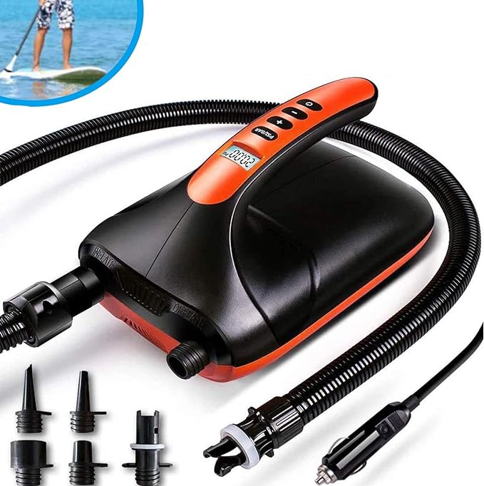 16 PSI High Pressure SUP Electric Air Pump - West Coast Paddle Sports
