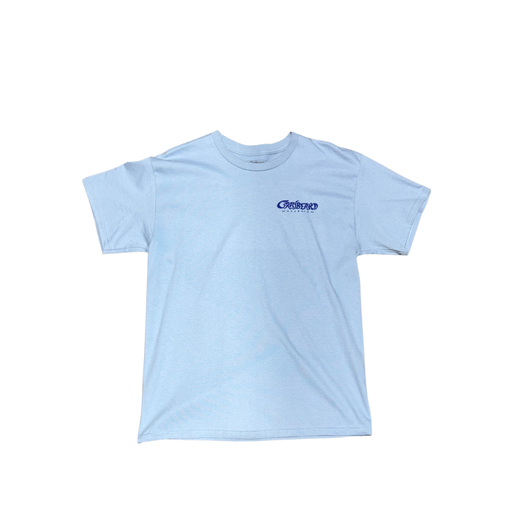 Graybeard Waterman Ain't My First Rodeo Swordfish Wrangler T-shirt - Blue