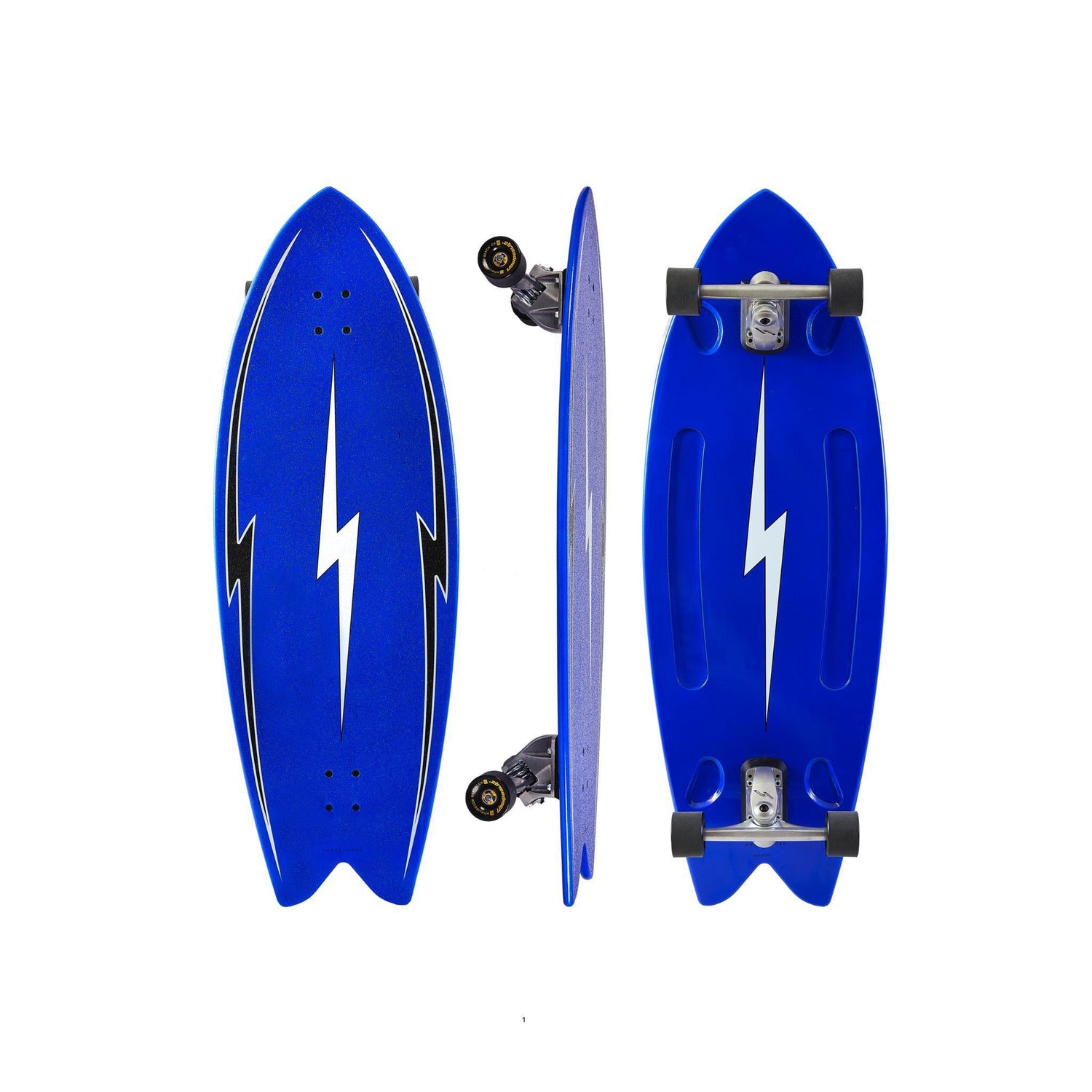 Hamboards Pescadito 43 Birch — Swallow Tail Surfskate Longboard