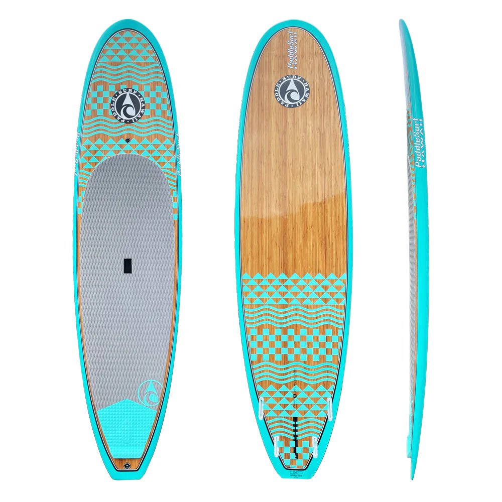 2024 Paddle Surf Hawaii Wide All Arounder - Bamboo 9'8" x 30" x 4.5" 142L - West Coast Paddle Sports