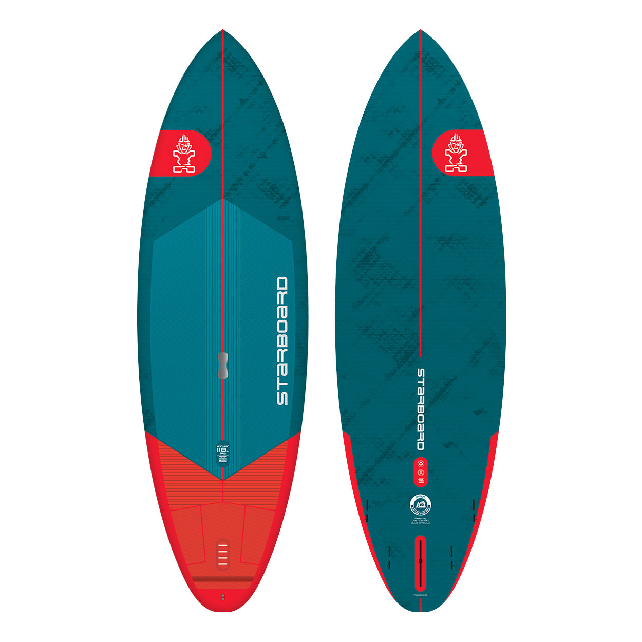 2025 STARBOARD SUP 7'5" x 26.75" 92L PRO BLUE CARBON SANDWICH - PREBOOK