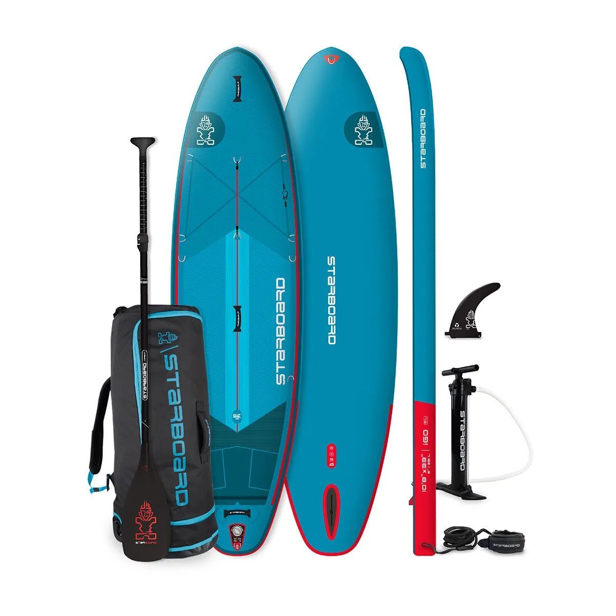 2026 STARBOARD INFLATABLE SUP 10'8" X 33" X 6" iGO DELUXE LITE WITH KAYAK SET - West Coast Paddle Sports