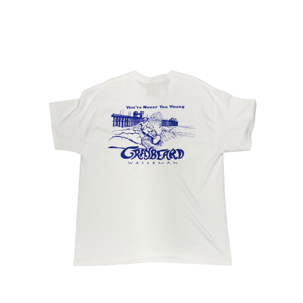 Graybeard Waterman PIER SURFER T-Shirt - White