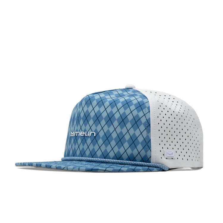 MELIN OCORONADO LINKS HYDRO - BLUE ARGYLE - CLASSIC FIT