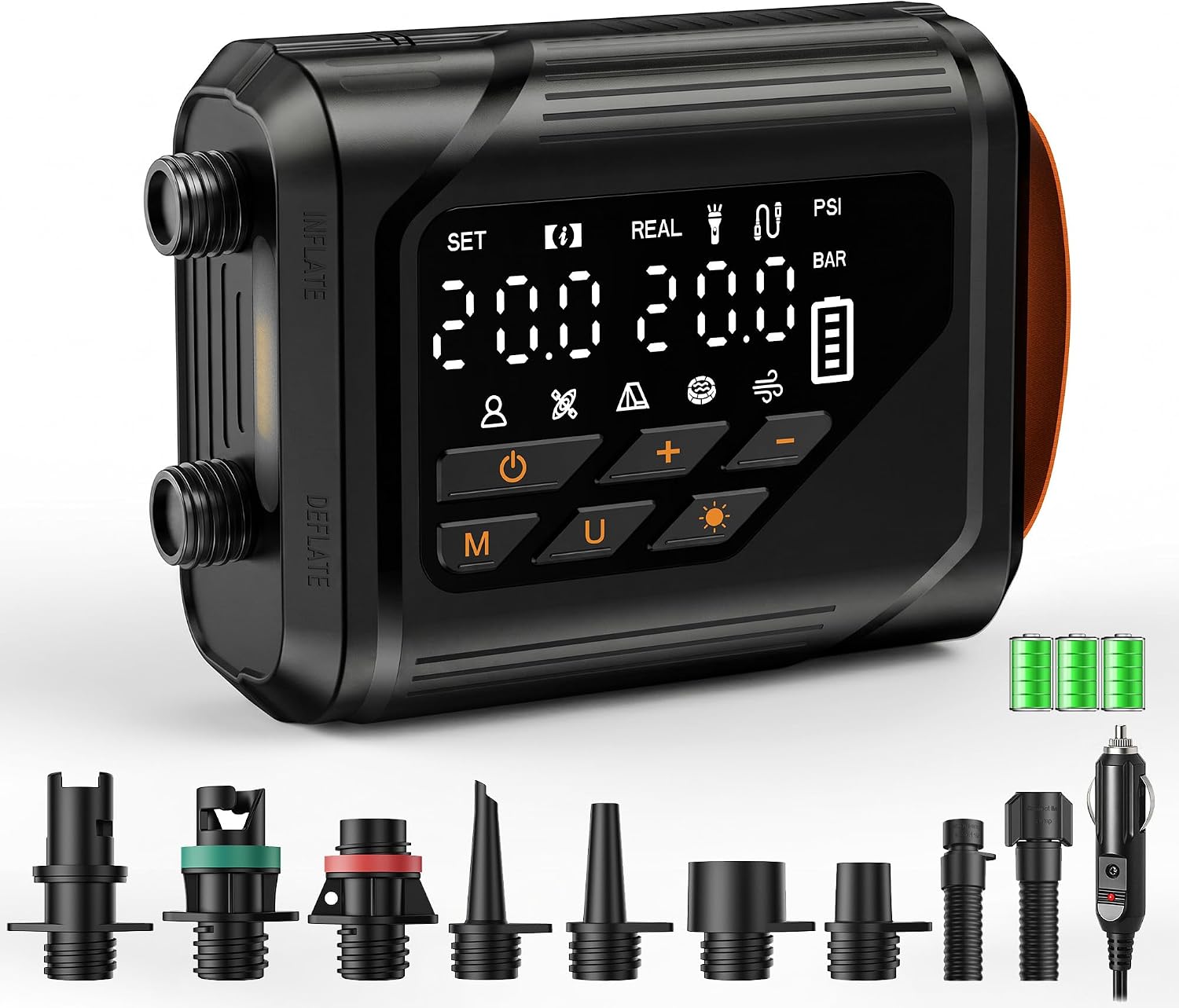 Electric Paddle Board Pump, Rechargeable SUP Pump
