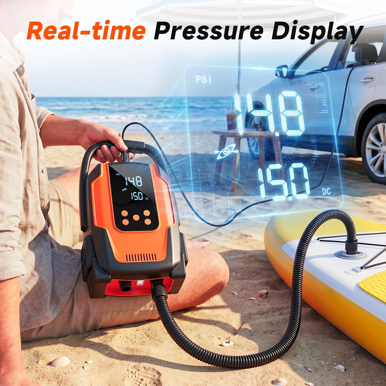 Paddle Board Electric Pump High Pressure SUP Pump
