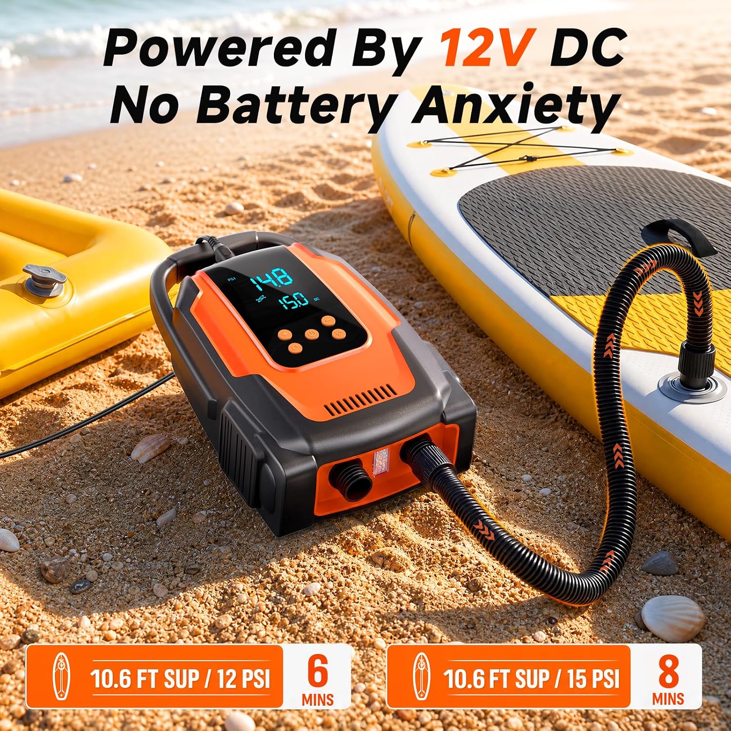 Paddle Board Electric Pump High Pressure SUP Pump