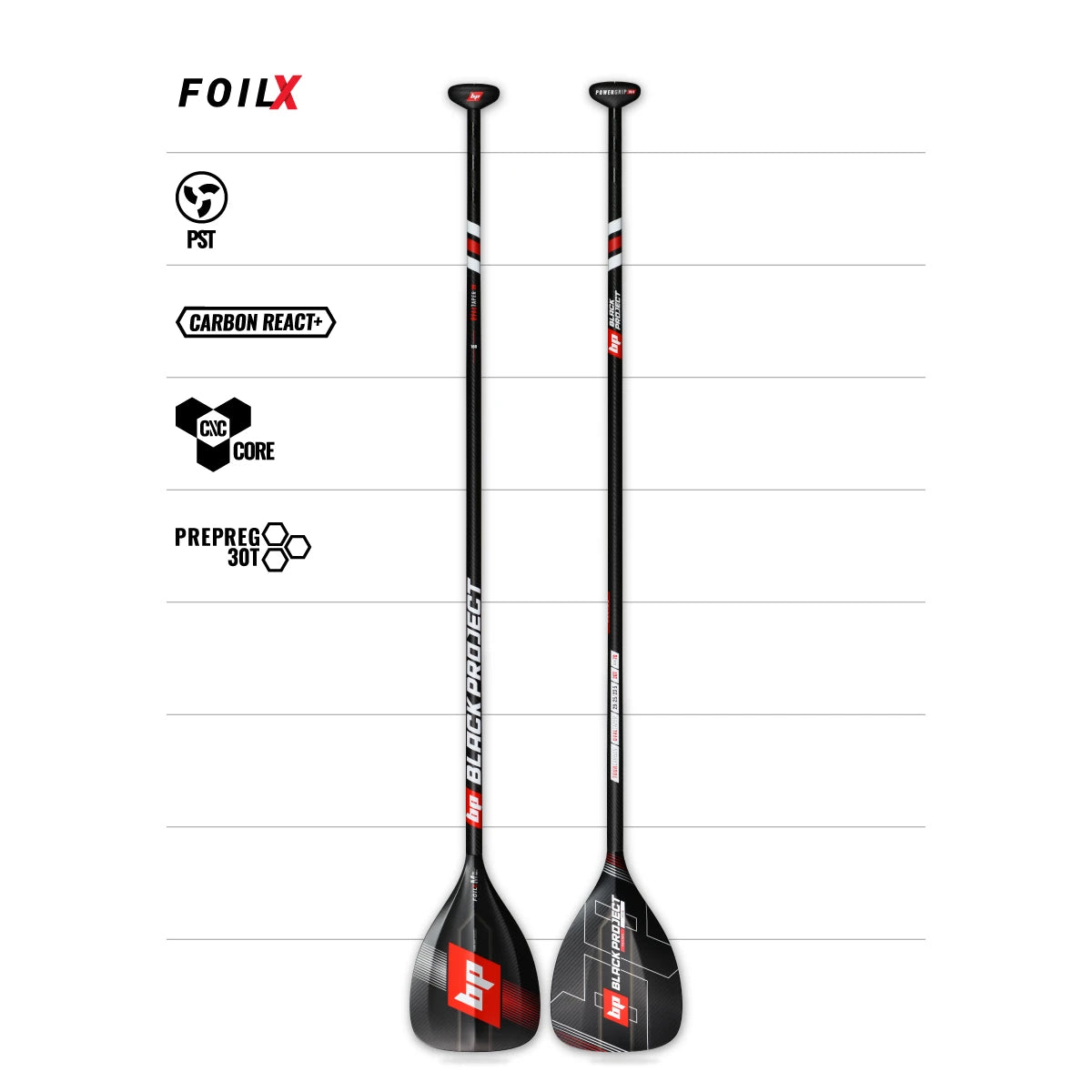 BLACK PROJECT Foil-X SUP Foiling Paddle