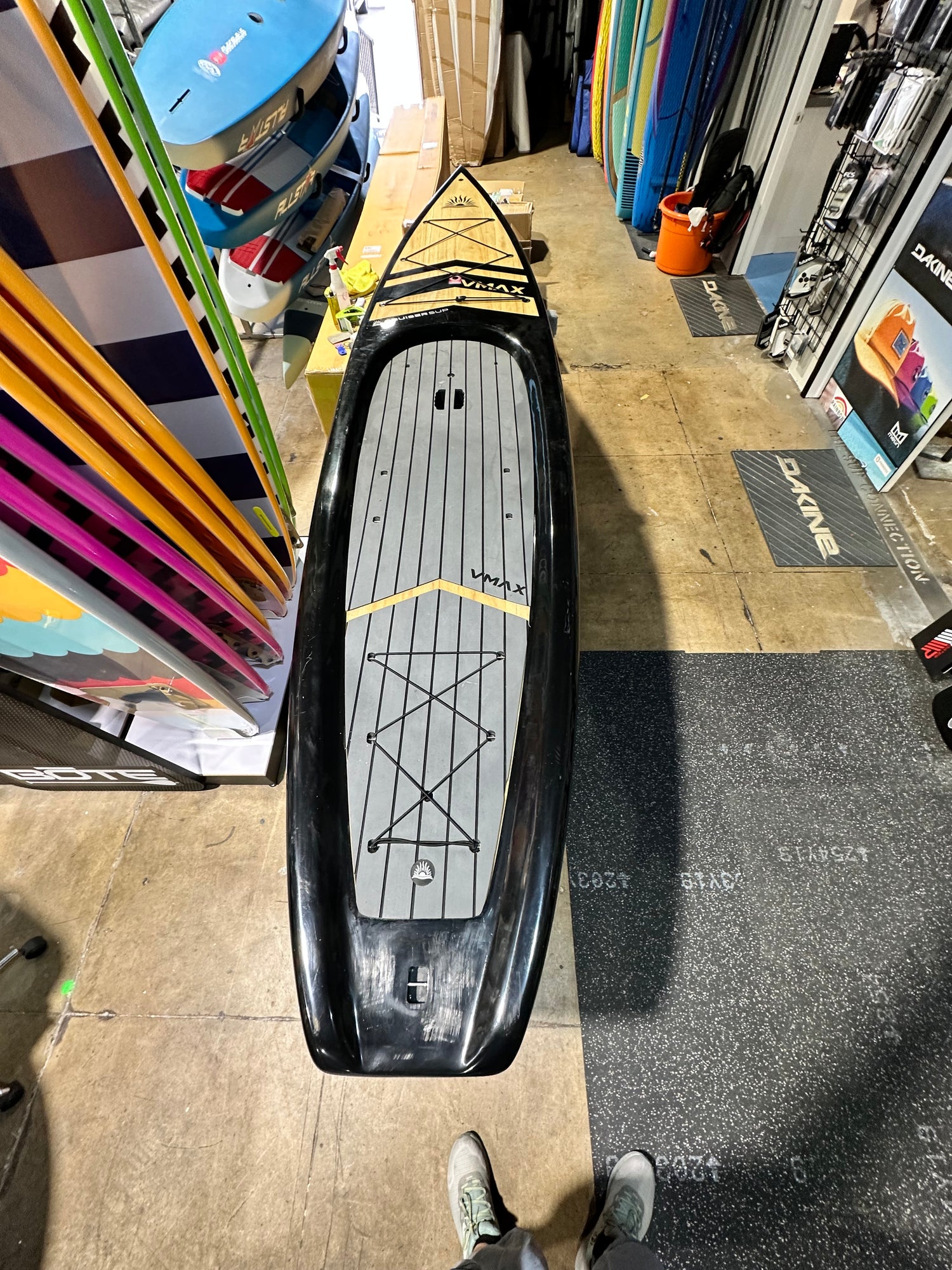 USED - V-MAX LE 12'6" Touring Wood/Carbon Paddle Board By Cruiser SUP