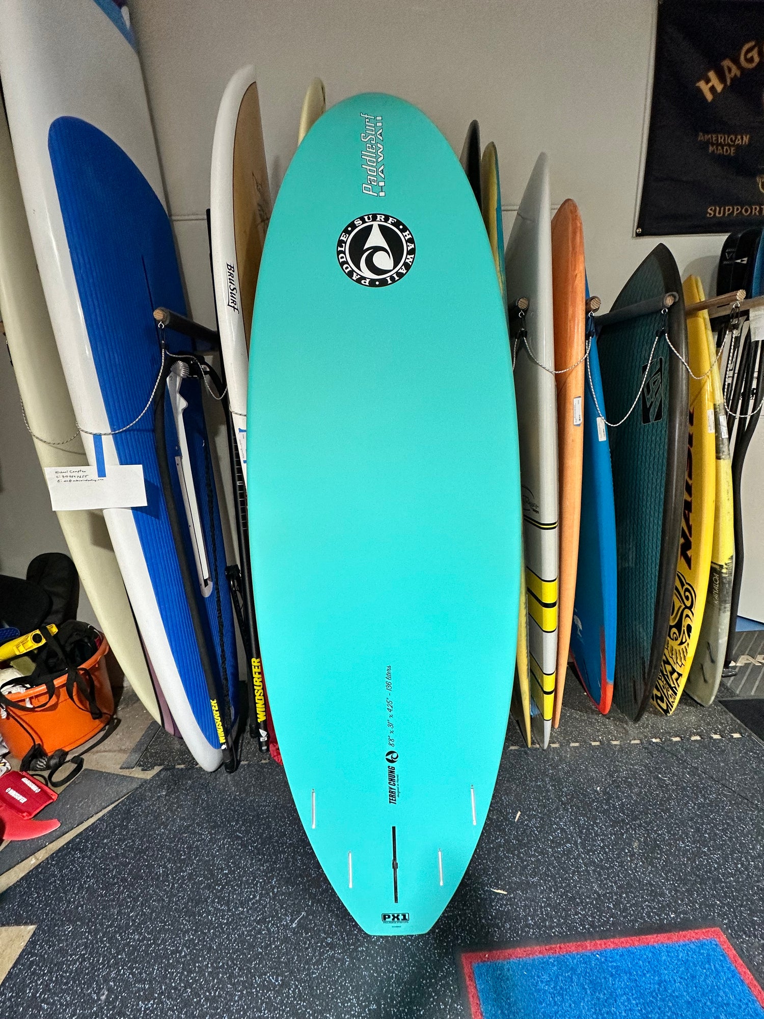 USED - PADDLE SURF HAWAII WIDE ALL AROUNDER - PX1 8'8" X 31" 136L