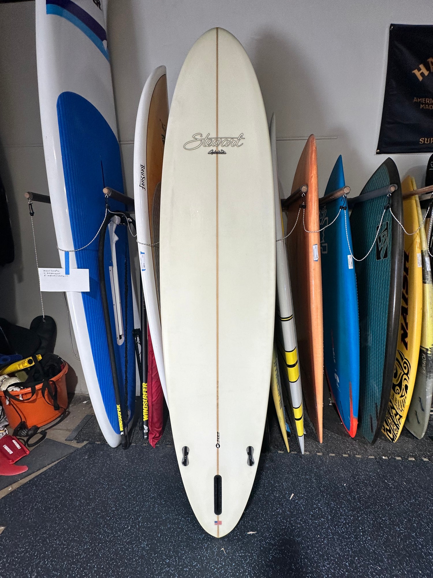 Used - Stewart Clydesdale Surfboard Longboard 9'6" x 24" 91.4L
