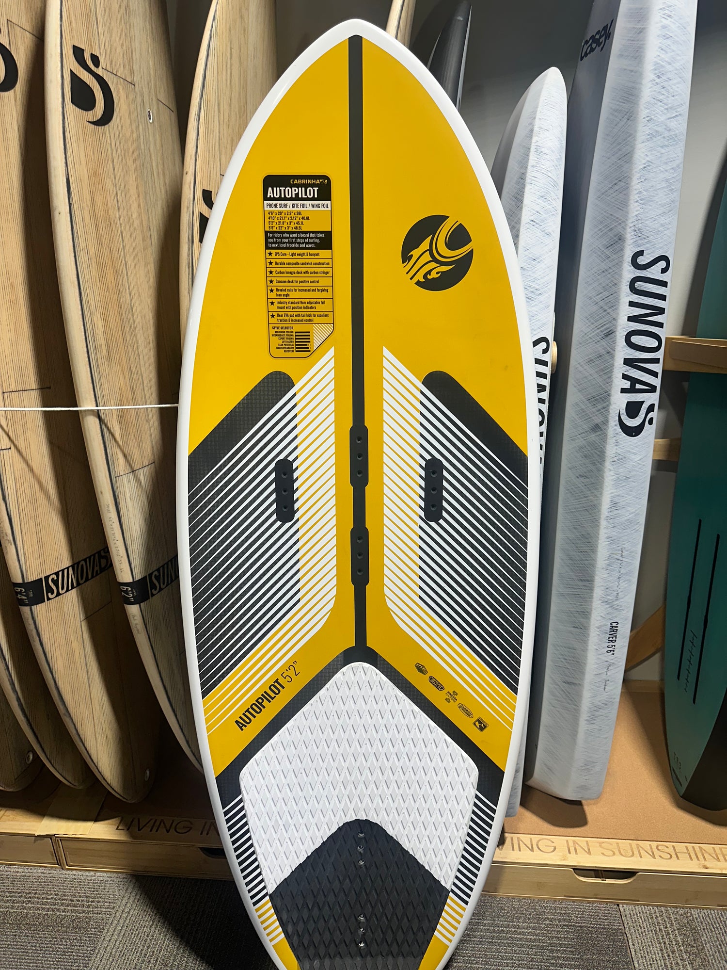 Cabrinha Autopilot Foil Board 5’2″ x 21.8″ x 3″ x 45.1L