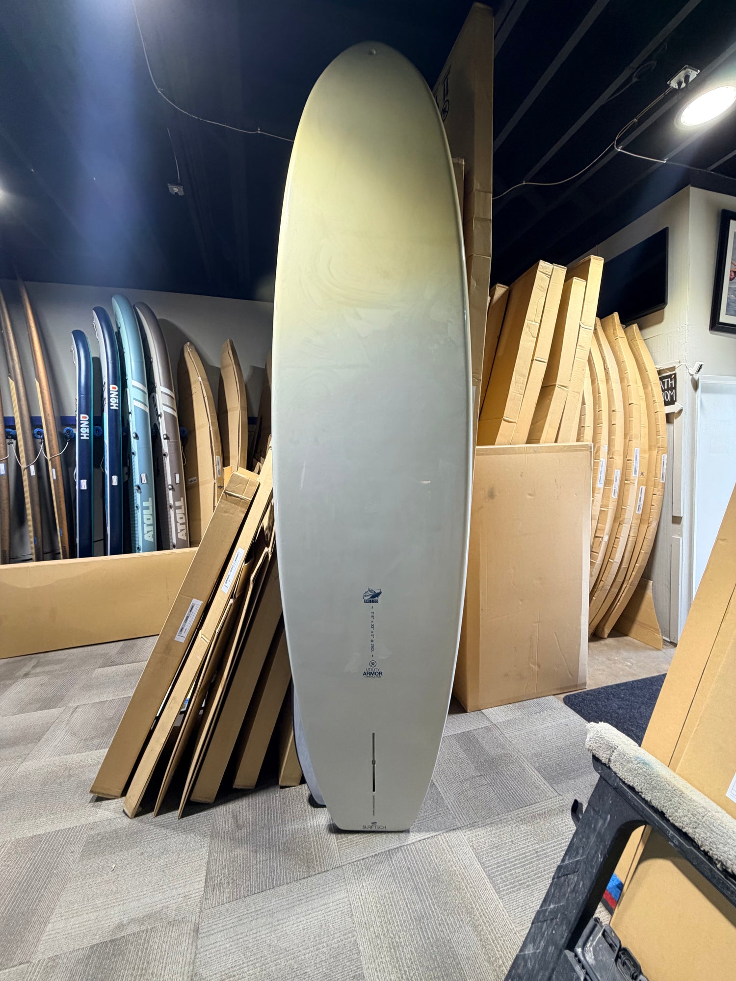 Used - Surftech - LIDO - Utility Armor 11'6" x 33" 260L Grey/ Blue