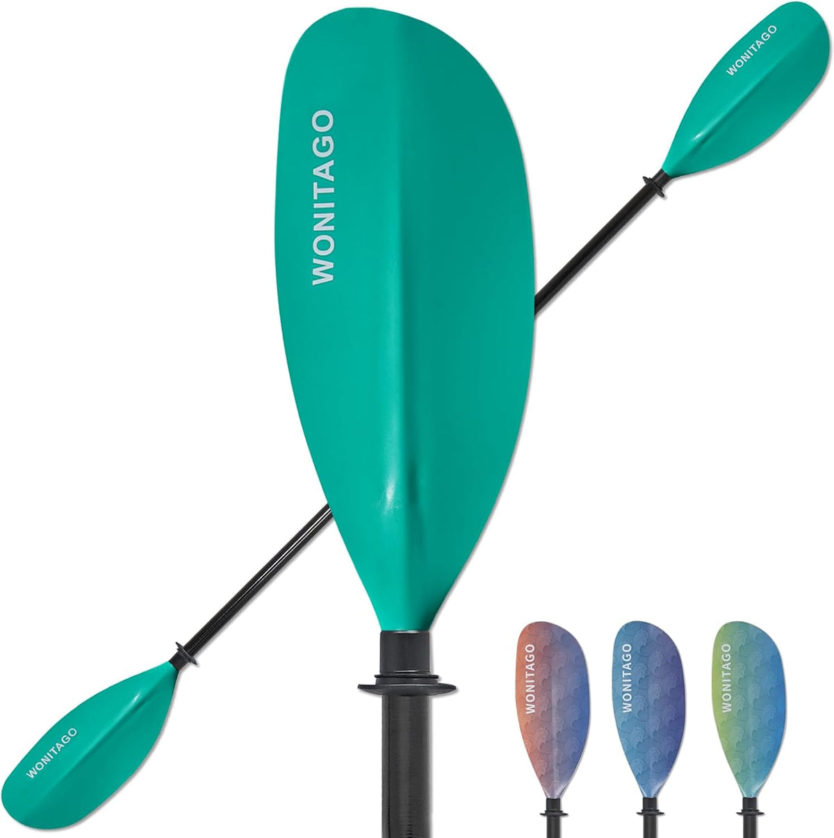 Adjustable Kayak Paddle with Fiberglass Shaft