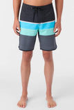 O'NEILL LENNOX SCALLOP 19" BOARDSHORTS - BLACK