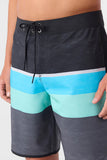 O'NEILL LENNOX SCALLOP 19" BOARDSHORTS - BLACK