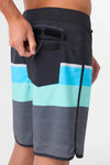 O'NEILL LENNOX SCALLOP 19" BOARDSHORTS - BLACK