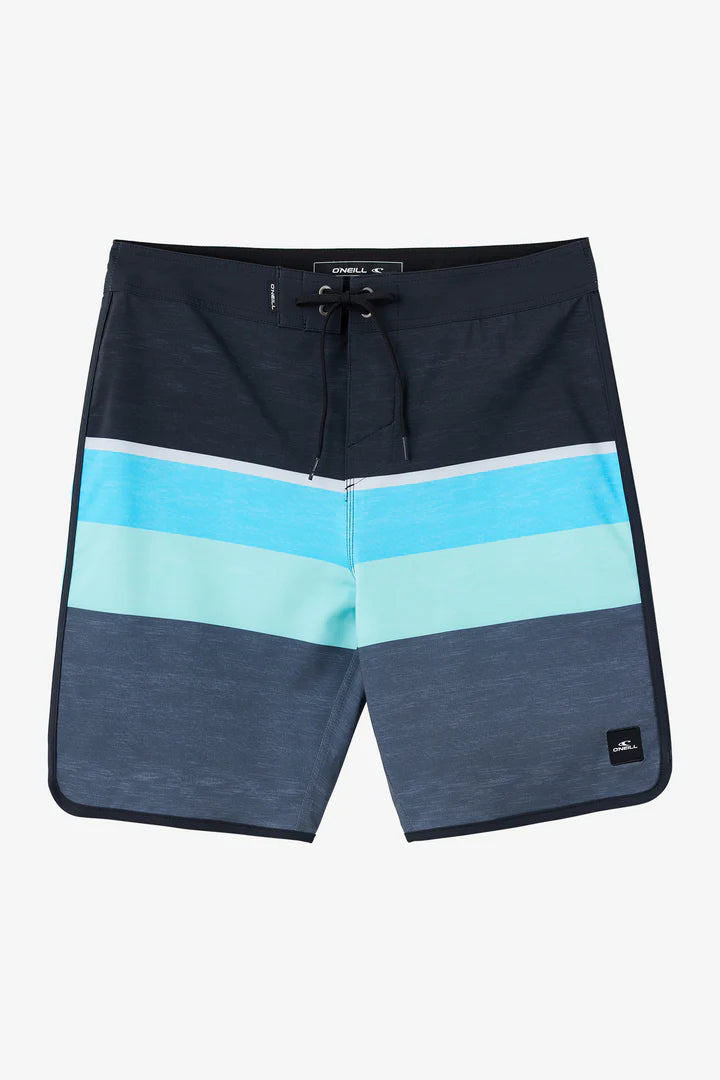 O'NEILL LENNOX SCALLOP 19" BOARDSHORTS - BLACK