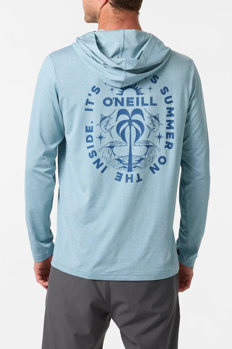 O'Neill TRVLR UPF HOODED CATCH LONG SLEEVE PULLOVER