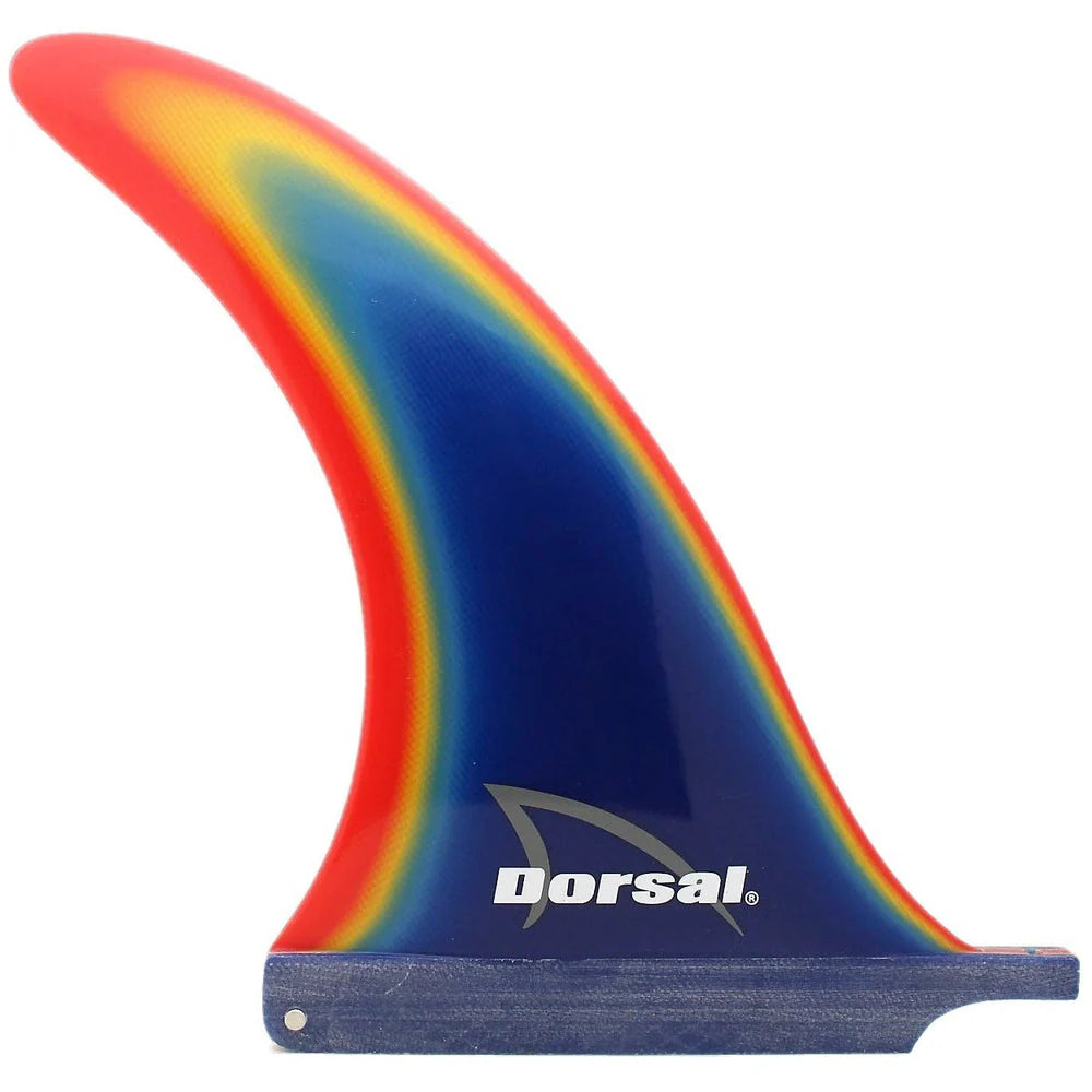 Dorsal Center Longboard Fin - Rainbow