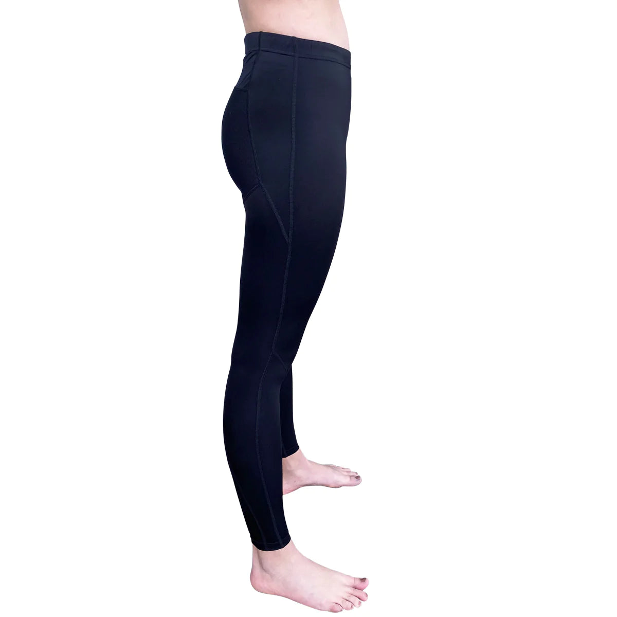 VAIKOBI UV PADDLE PANTS - UNISEX - BLACK - West Coast Paddle Sports