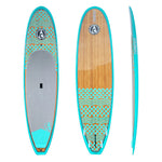 2024 Paddle Surf Hawaii  Wide All Arounder - Bamboo 9'8" x 30" x 4.5" 142L