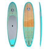 2024 Paddle Surf Hawaii  Wide All Arounder - Bamboo 9'8" x 30" x 4.5" 142L