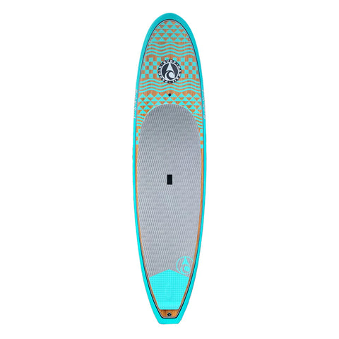 2024 Paddle Surf Hawaii  Wide All Arounder - Bamboo 9'8" x 30" x 4.5" 142L