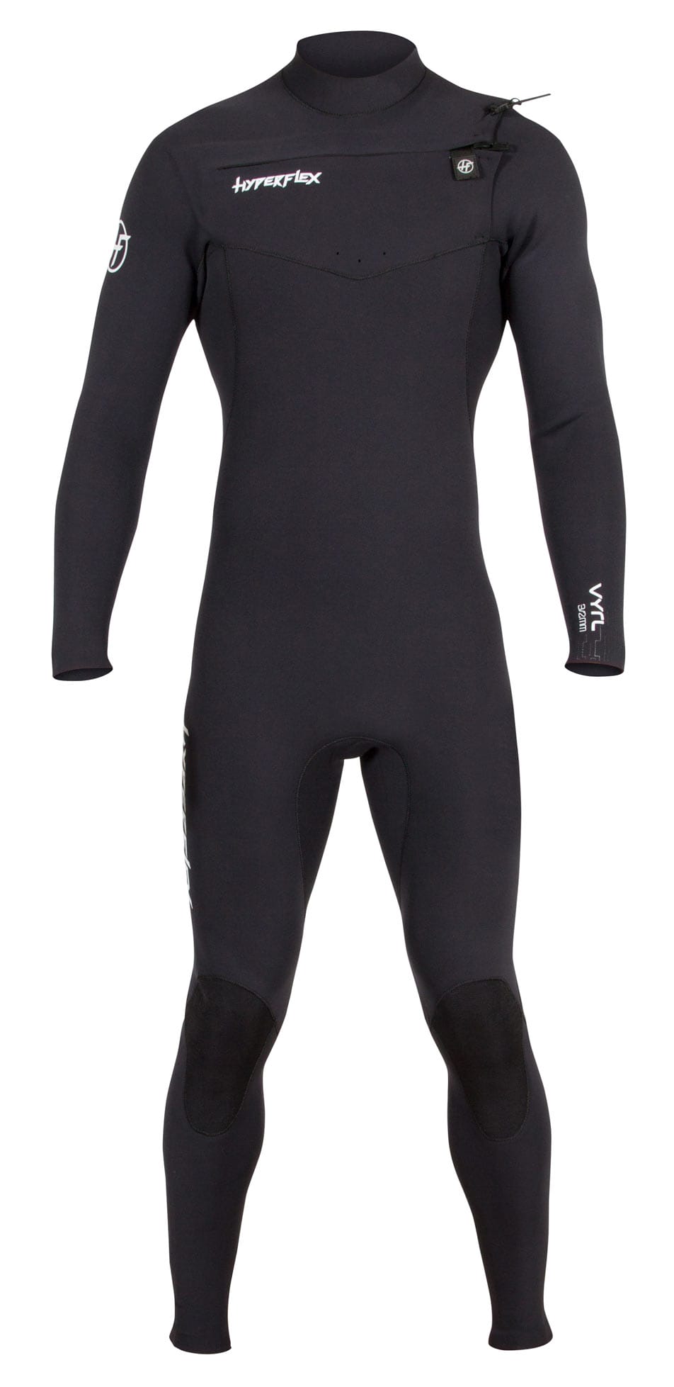 Hyperflex Men’s Vyrl Front Zip Fullsuit – Black