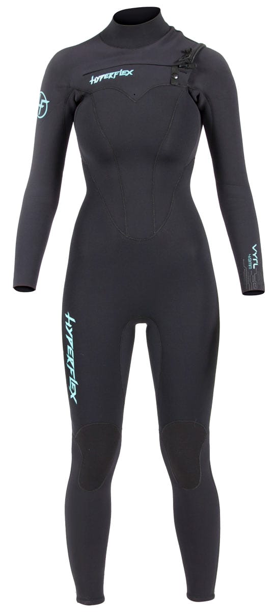 Hyperflex Women's Vyrl Front Zip Fullsuit - Black