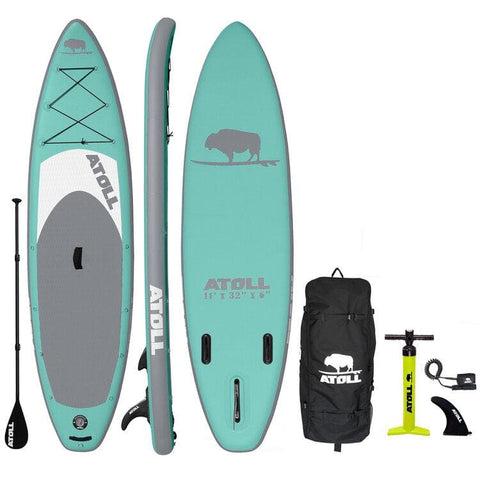 Atoll 11’ Inflatable SUP 2022 Aquamarine - Inflatable Boards