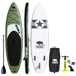 Atoll 11’ Inflatable SUP 2022 Army Green - Inflatable Boards