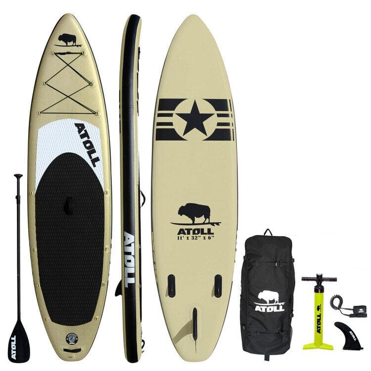 Atoll 11’ Inflatable SUP 2022 Desert Sand - Inflatable Boards