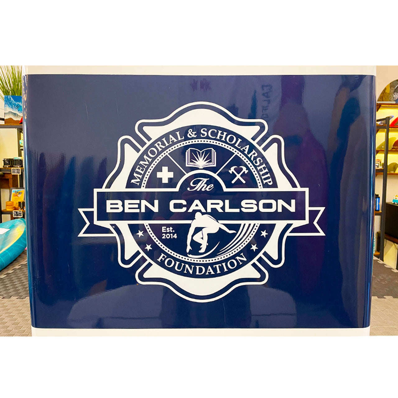 9'6" VESL Surfboard Single Fin Longboard Ben Carlson