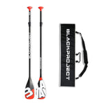 BLACK PROJECT LAVA 3-PIECE ADJUSTABLE SUP PADDLE - Medium (with bag) - SUP PADDLES