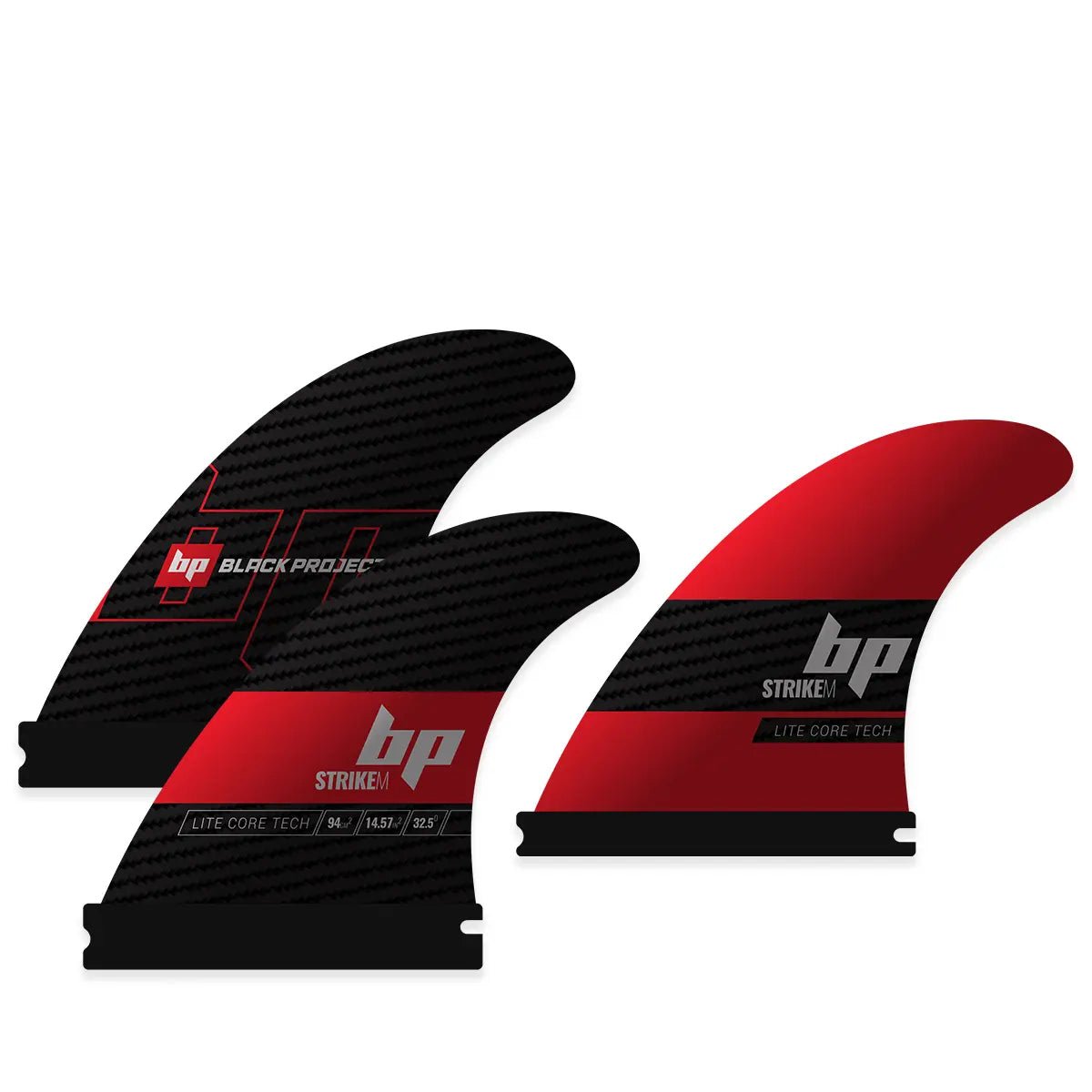 BLACK PROJECT Strike Thruster set - Futures - West Coast Paddle Sports
