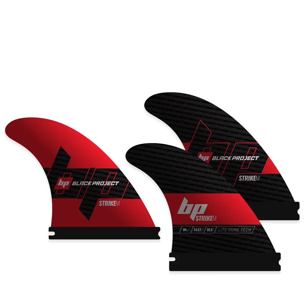 BLACK PROJECT Strike Thruster set - Futures - West Coast Paddle Sports