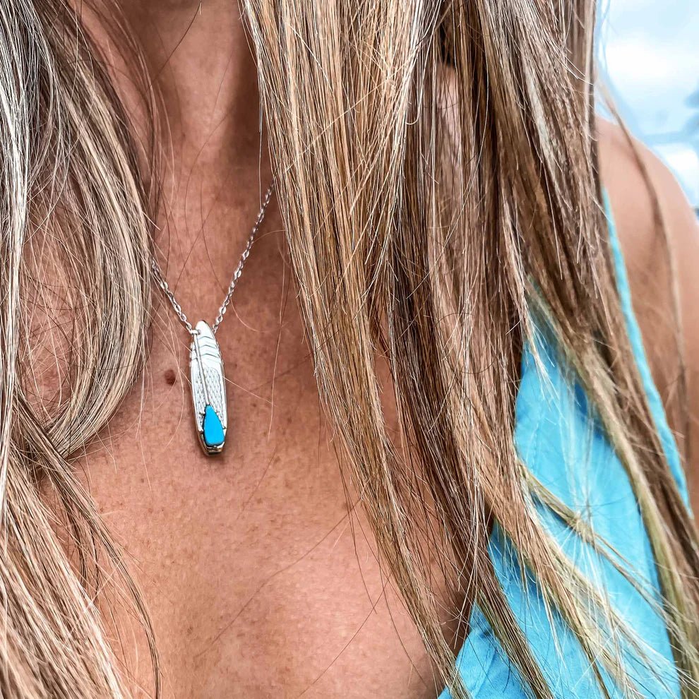 Born To Rock Jewelry Birthstone Paddle Board Necklace - West Coast Paddle Sports