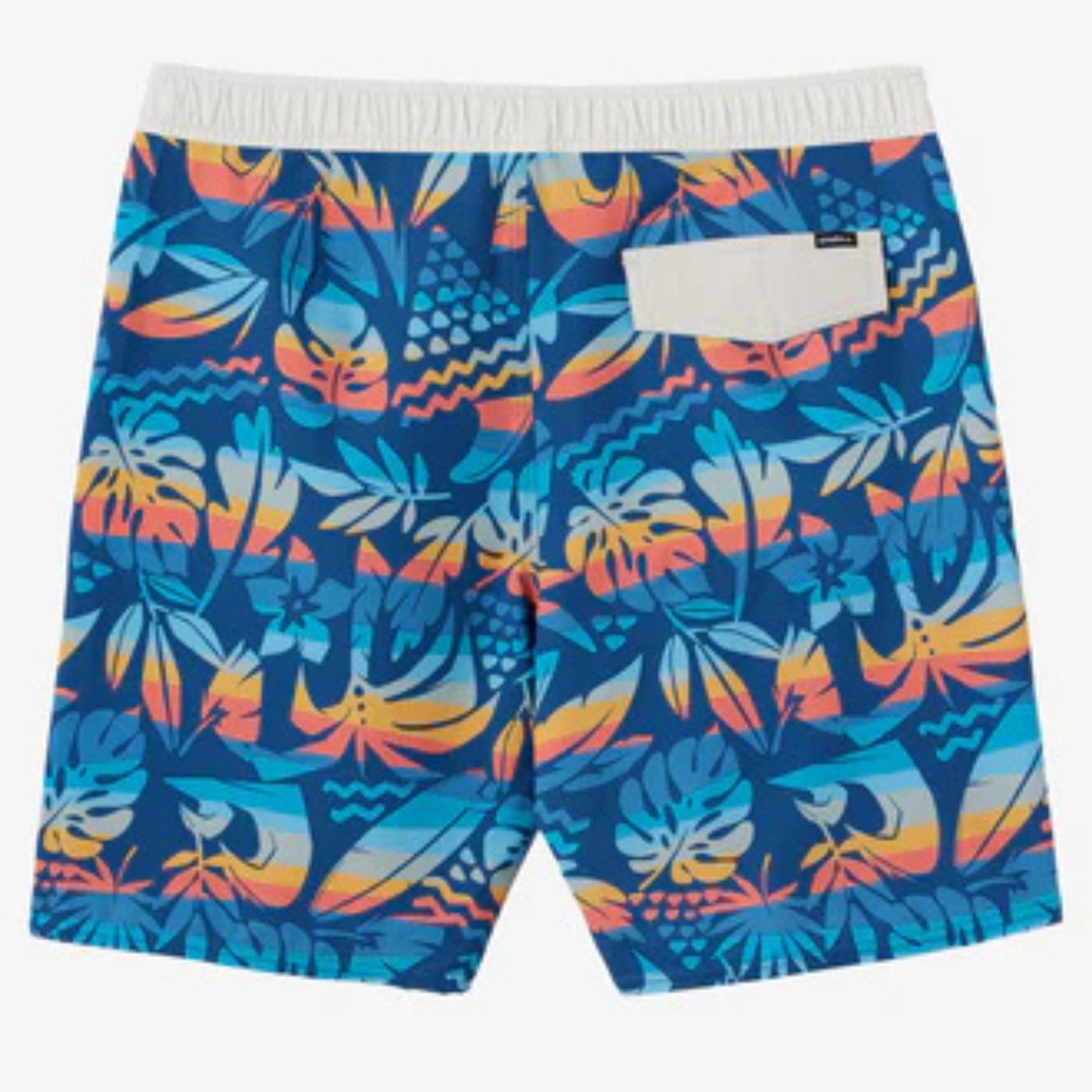 BOY'S HERMOSA ELASTIC WAIST 16" SWIM TRUNKS - INDIGO - West Coast Paddle Sports