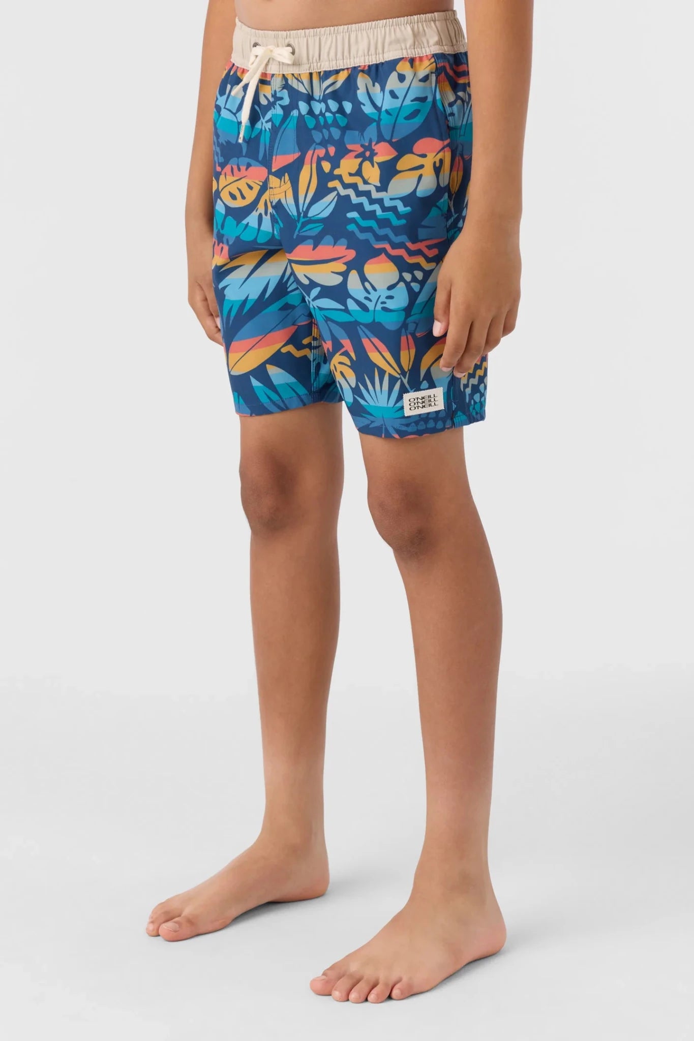 BOY'S HERMOSA ELASTIC WAIST 16" SWIM TRUNKS - INDIGO - West Coast Paddle Sports
