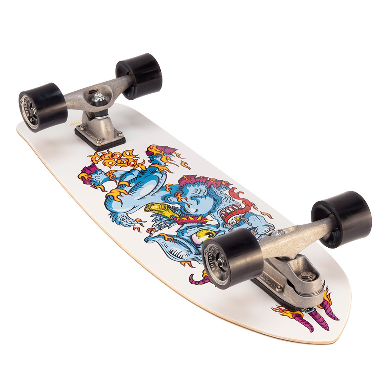 Carver C7 Raw 30.75" Yago Fire Goat Surfskate Complete (V3) - West Coast Paddle Sports