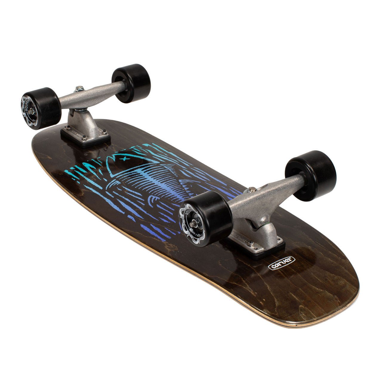 Carver CX Raw 28" Bluefin Surfskate Complete (V5) - West Coast Paddle Sports