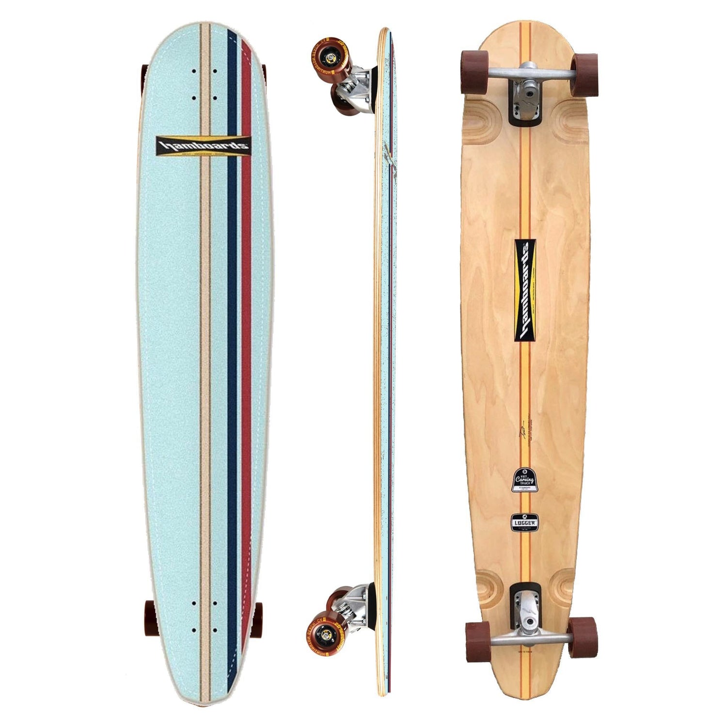 Hamboards Logger 60 — Surf-Style Longboard Skateboard